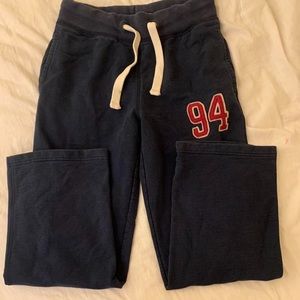 super cute navy blue straight leg sweats